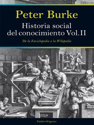 cover image of Historia social del conocimiento. Vol II
